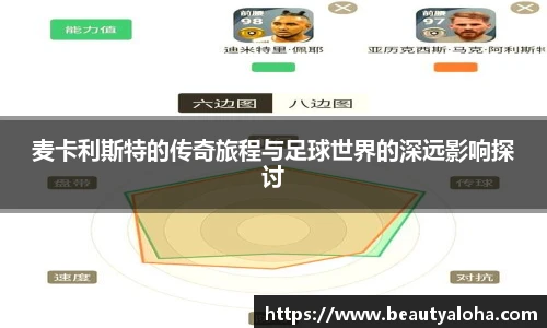 麦卡利斯特的传奇旅程与足球世界的深远影响探讨